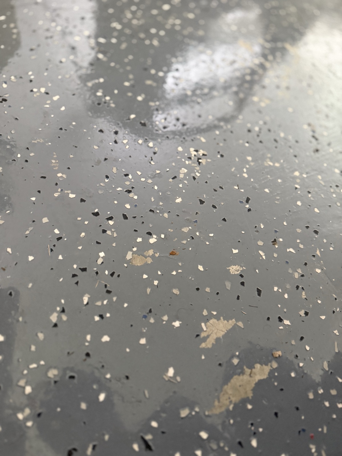 Epoxy floor chipping and flaking