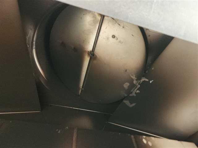 Fireplace missing a damper stop