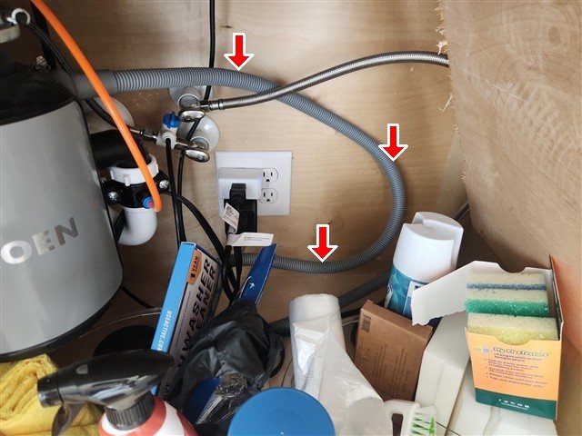 Dishwasher missing air-gap / high loop